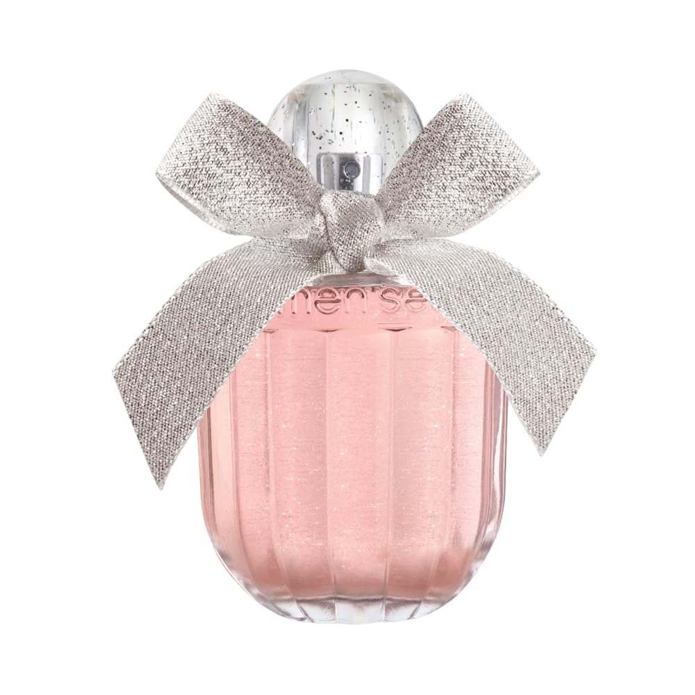 Women Secret Ladies Rose Seduction EDP spray in 3.4 oz bottle, featuring floral rose scent and elegant packaging.