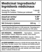Allmax NAC immune support vitamins in 60 veggie caps, featuring herbal supplement capsules for immune health and wellness.