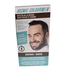 Farmacias Savia Kozmic Colours for Him brown mustache and beard color in a tube, ready for quick 5-minute application.