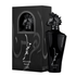 Lattafa Maahir Black Men Eau de Parfum bottle, 3.4oz, with sleek black design and silver accents, for confident men&