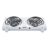 Better Chef dual electric burner IM-302DB with two heating elements, black and silver finish, compact countertop design.
