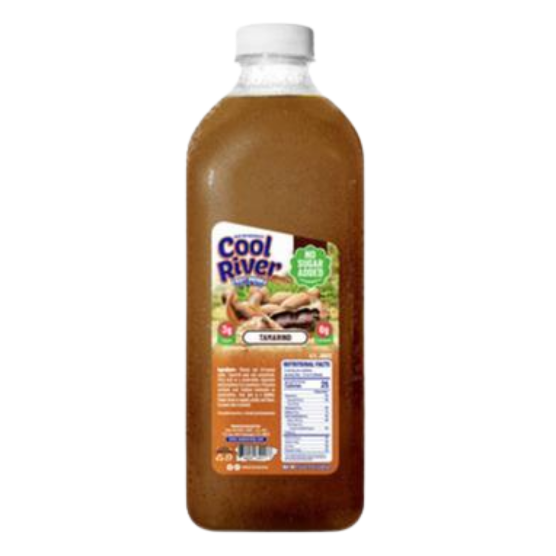 Cool River Tamarind Drink in a 52oz bottle by Farmacias Savia, showcasing the tamarind-flavored beverage with vibrant label design.