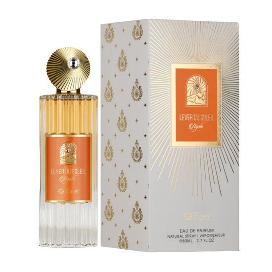 Zakat Lever Du Soleil Agate unisex perfume bottle with elegant design, 3.4oz size, from Farmacias Savia.
