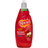 Rocio concentrated dishwashing liquid in red apple cinnamon scent, 25.3oz, with a red and cinnamon-themed label.