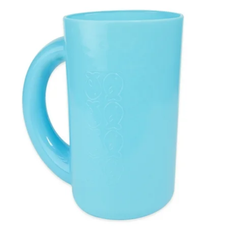 Parents Choice soft rinse cup for rinsing and cleaning, suitable for use with diapers and wipes, in a compact design.