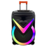 WGAOYANG 18-inch portable Bluetooth speaker with RGB lights, designed for high-quality sound and vibrant lighting effects.