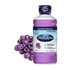 Bottle of Pedialyte Grape electrolyte solution in a 32oz bottle, with a purple label showing grape flavor and nutritional information.