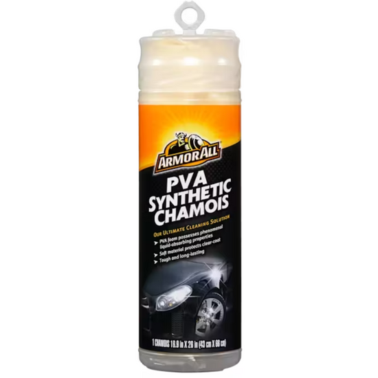 Large Armor All PVA Synthetic Chamois for auto cleaning, soft, absorbent, and durable vehicle detailing towel.
