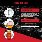 PoorBoySupplements Mutant Madness pre-workout powder in a container with a black and red label, 30 servings.