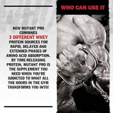 Mutant Pro Triple Whey Protein Powder in 5lbs container, high-quality protein supplement from PoorBoySupplements.com