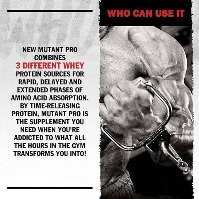 Mutant Pro Triple Whey Protein Powder in 5lbs container, high-quality protein supplement from PoorBoySupplements.com