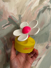 Marc Jacobs Daisy Love Glow Eau de Toilette spray for women, 1.7 fl oz, with the perfume bottle and floral design.