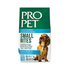 Pro Pet Small Bites adult dog food from Farmacias Savia, 3.3 lbs bag, nutritious pet alimentation with small, crunchy kibble.
