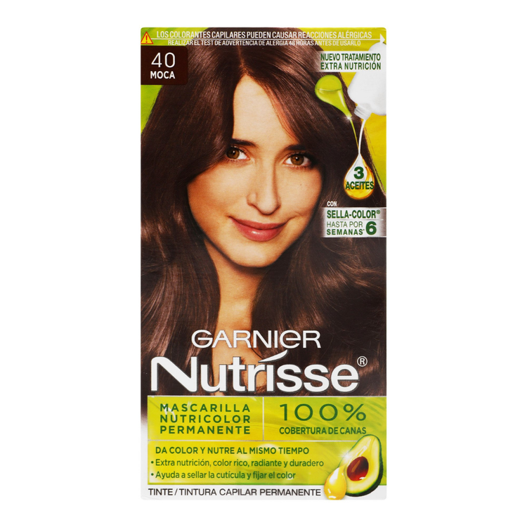 Golden blonde Garnier Nutrisse Ultra Color hair dye in shade 