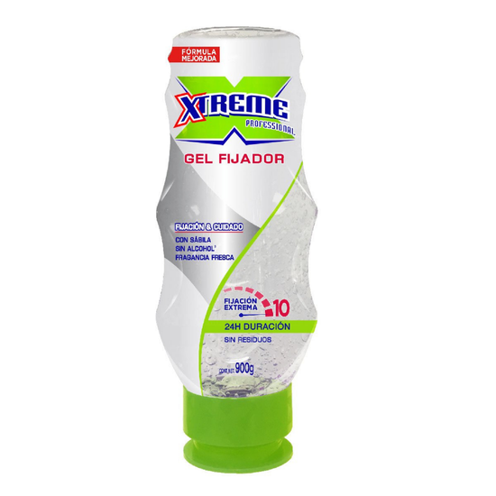 Xtreme Professional Hair Gel 24H Hold in 31.74oz bottle, showing the gel&