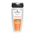 Farmacias Savia Maxybelt keratin and silicone post-care shampoo bottle, 13.6oz, for damaged hair repair and shine.