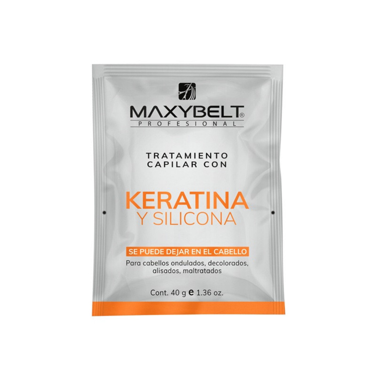 MaxyBelt Hair Treatment variety pack by Farmacias Savia, 40g keratin treatment for healthy, shiny hair.