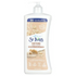 Farmacias Savia St. Ives soothing oatmeal and shea butter body lotion in a 21 oz bottle, with creamy lotion visible in the image.