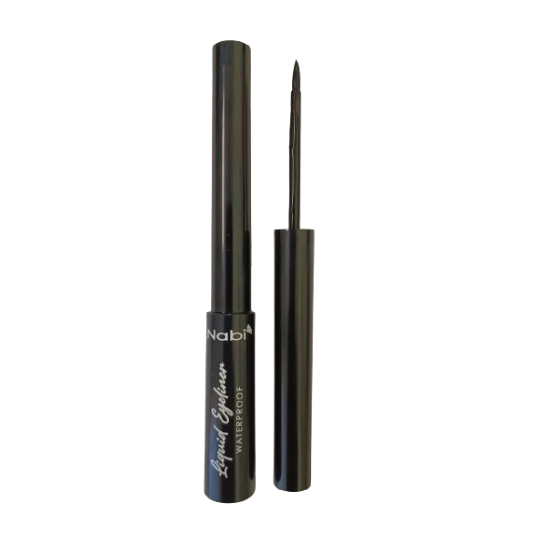 Farmacias Savia Nabi liquid waterproof black eyeliner 5ml tube with precise applicator for bold eye definition