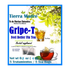 Anticatarrales herbal tea by Farmacias Savia, Tierra Madre Gripe-T Feel Better Flu Tea, 5 count, steaming hot with tea bag in cup.