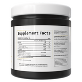 Upgraded Formulas® supplement bottle with upgraded colostrum, showing supplement facts and nutritional information on the label.