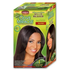 African Pride Olive Miracle deep conditioning No Lye relaxer for hair, shown in the image with packaging.