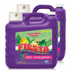 Fiesta Tropical Twist liquid detergent for dishwashing by Farmacias Savia in a 320oz bottle, featuring tropical fruit imagery.