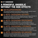Nutrex Anabol Ripped testosterone booster supplement in 60 capsules, shown in a close-up image.