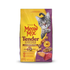 Farmacias Savia Meow Mix Tender Centers dry cat food with chicken and tuna flavors in a 3.15 lb bag, featuring bite-sized treats for cats.