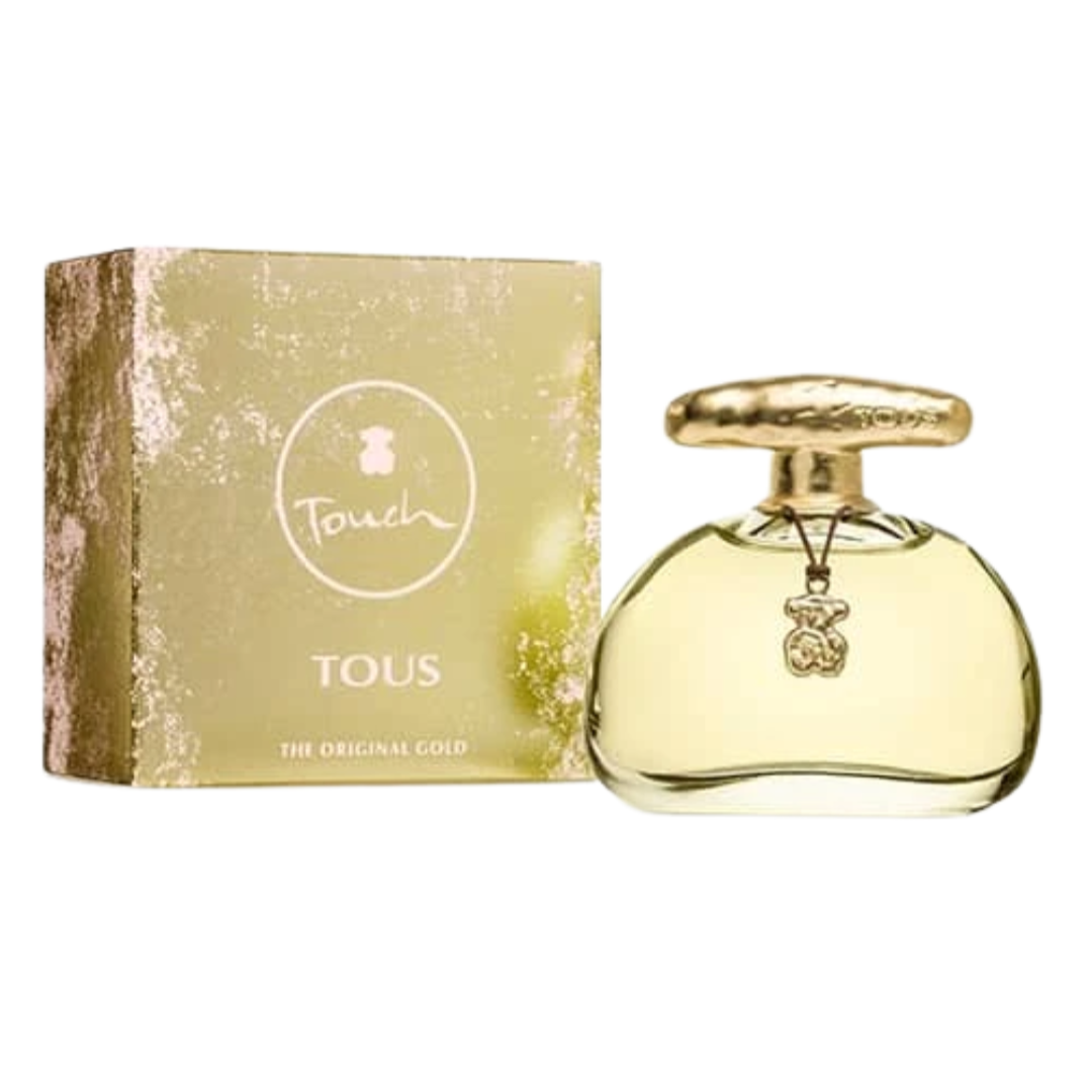 Farmacias Savia Tous Touch Eau de Toilette for Women 3.4oz perfume bottle with elegant design.