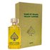 Unisex Game of Spades Yellow Sapphire parfum bottle from Farmacias Savia, 3.4oz, with a sleek yellow and silver design.