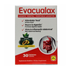 Evacualax Natural Laxative Capsules by Farmacias Savia, 30-count bottle, showing the capsule container and label.