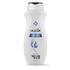 HUGVA Anti-Dandruff Shampoo by Farmacias Savia, 600ml bottle with label showing intense repair formula for scalp care.