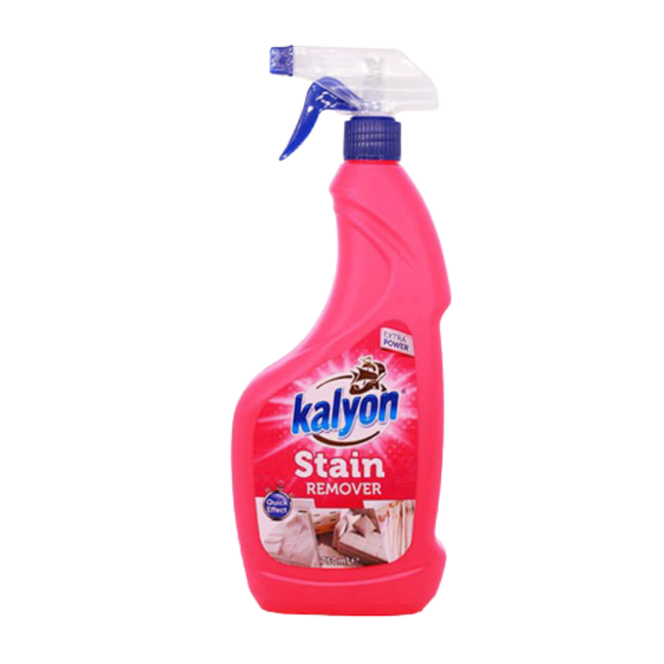 Kalyon stain remover 750ml bottle, laundry detergent for removing stubborn stains from clothes, by Farmacias Savia.