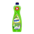 Kalyon Apple Dishwashing Liquid in 24.7oz bottle, with apple scent, by Farmacias Savia, shown in a clear plastic bottle.