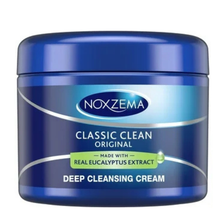 Noxzema Classic Clean Original Deep Cleansing Cream in a 2 oz jar, a skincare product for deep cleaning and refreshing skin