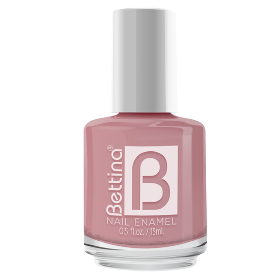Farmacias Savia Bettina Nail Polish Preppy 0.5oz bottle with vibrant pink color and glossy finish.