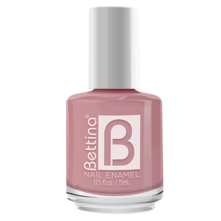 Farmacias Savia Bettina Nail Polish Preppy 0.5oz bottle with vibrant pink color and glossy finish.