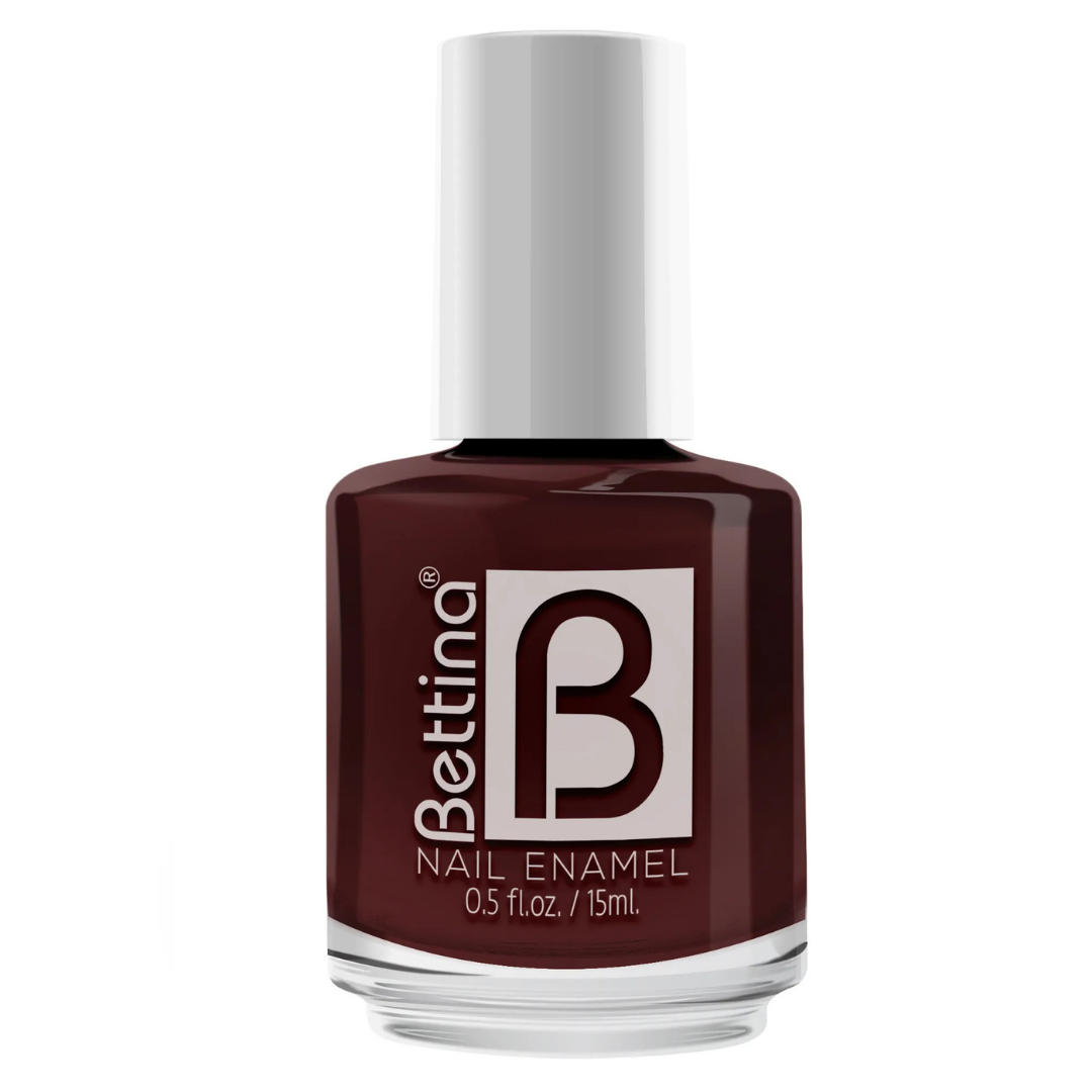 Farmacias Savia Bettina Nail Polish Runway 1186 in 0.5oz bottle, vibrant nail color with glossy finish, close-up of the product.