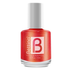 Bettina Alegres nail polish in 0.5oz bottle, vibrant cosmetic product with colorful label, by Farmacias Savia.