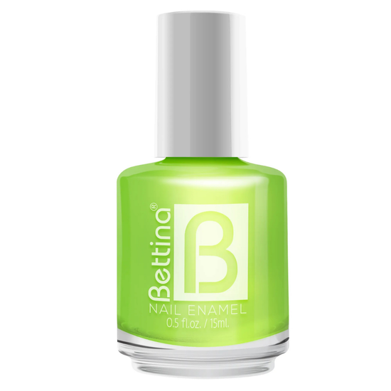 Bettina Generosos nail polish in 0.5oz bottle, bright pink color, cosmetic product from Farmacias Savia, with a smooth glossy finish.