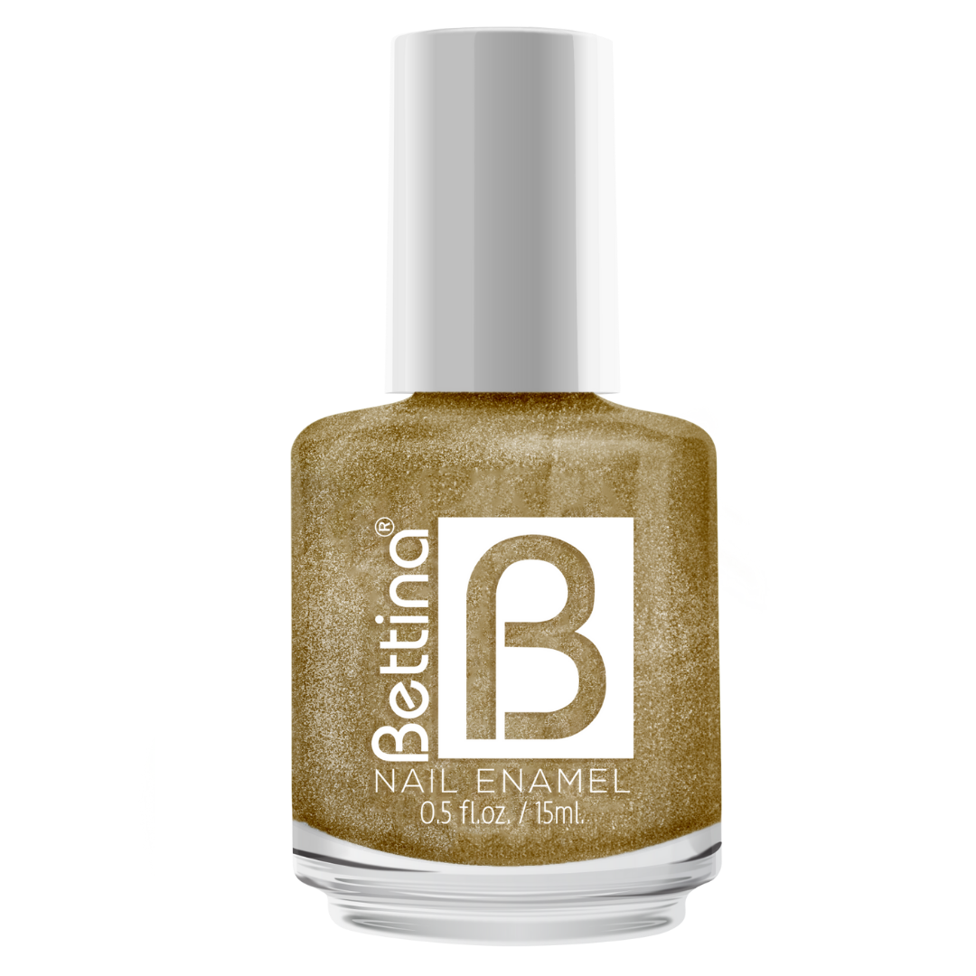 Farmacias Savia Bettina Celebrate 1265 nail polish bottle with black cap, showcasing vibrant nail color in a 0.5oz cosmetic container.
