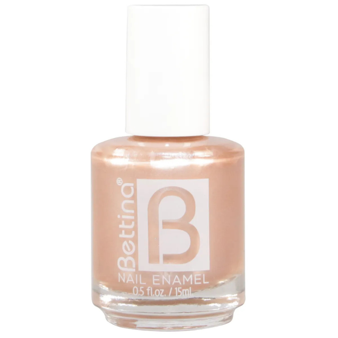 Bettina Aurora nail polish by Farmacias Savia in 0.5oz bottle, with a vibrant and shiny nail polish appearance.