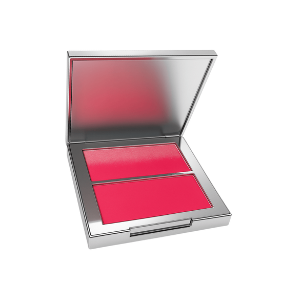 Bettina Blush 2 Impress Duo Coral by Farmacias Savia with two shades of blush in a compact palette
