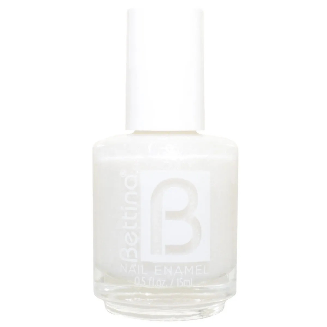 Bettina El Salto 1583 nail polish by Farmacias Savia, 0.5oz bottle with vibrant coral-colored nail polish.