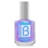 Bettina Charco Esmalte nail polish by Farmacias Savia in 0.5oz bottle, showing the charcoal-colored nail polish inside.