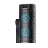 Farmacias Savia AA2025 4-inch portable Bluetooth speaker with microphone in black, showing compact design and control buttons.