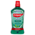 Colgate Plax Freshmint alcohol-free mouthwash in a 33.8 oz bottle, featuring a green label and mint flavor.