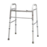 Aluminum folding walker for adults with adjustable height, featuring handgrips and mobility support, from Drive Medical.