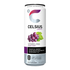 Celsius Live Fit Sparkling Grape Rush energy drink can, 12oz, with purple and silver design, showcasing the beverage and brand label.